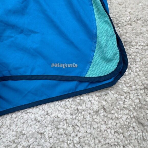 Patagonia Strider Running Shorts Blue Lined Blue - Picture 5 of 8